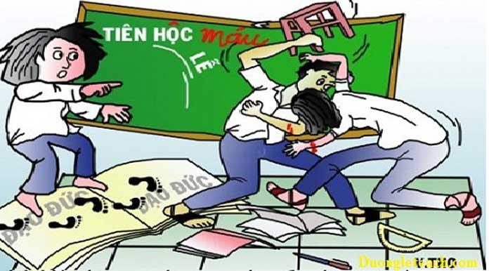 Nghị luận về bạo lưc học đường