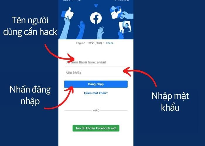 Cách Hack Facebook Bằng Điện Thoại Đơn Giản