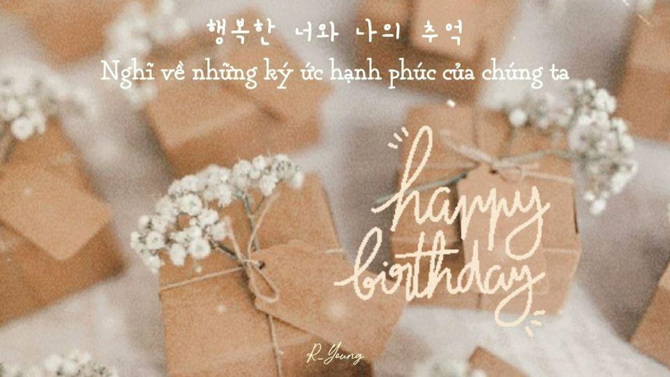 Bài hát chúc mừng sinh nhật tiếng Hàn - This winter, to you